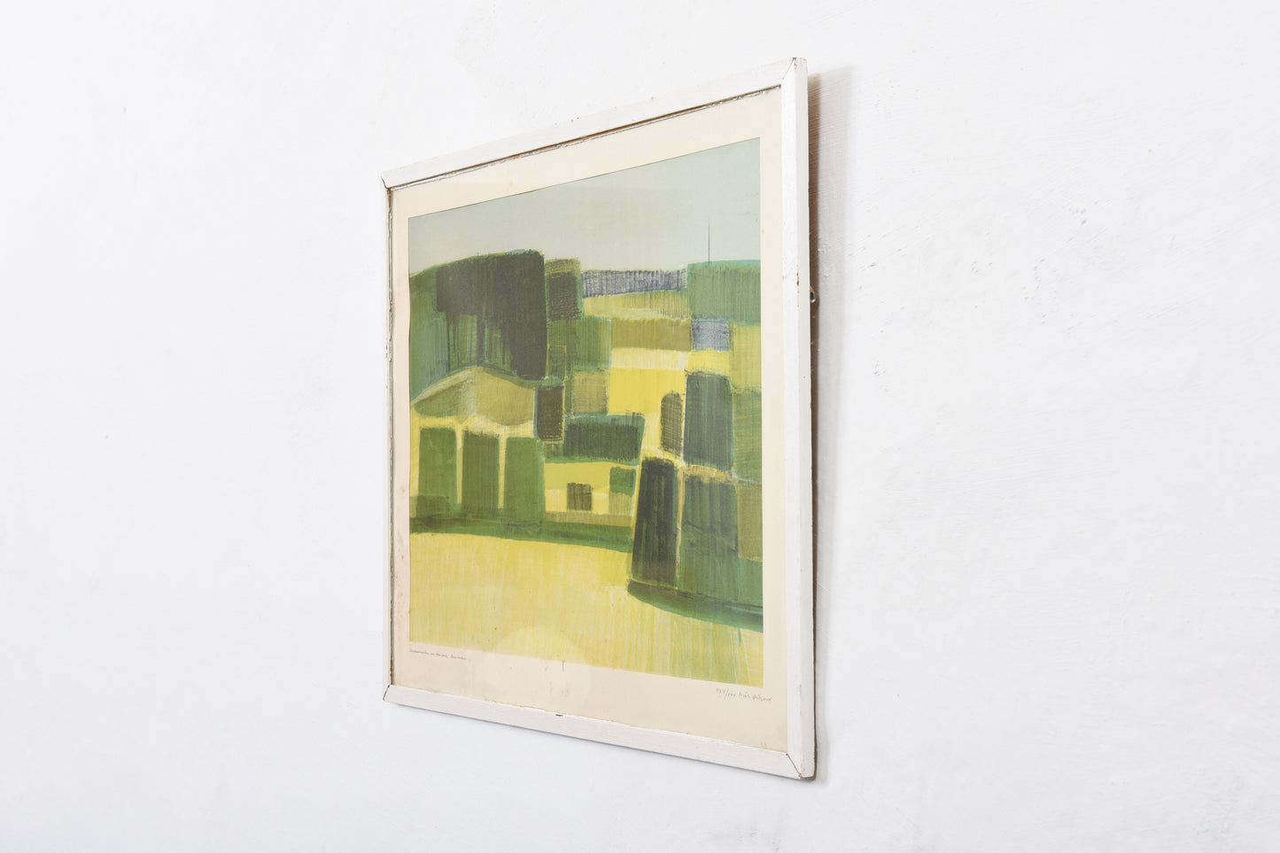 Framed lithograph by Niels Østergaard - 1959