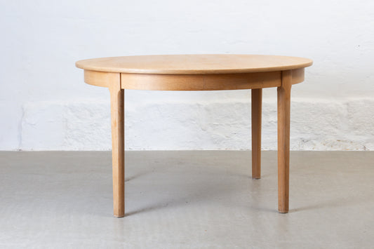 1960s dining table in oak by C.J. Rosengaarden