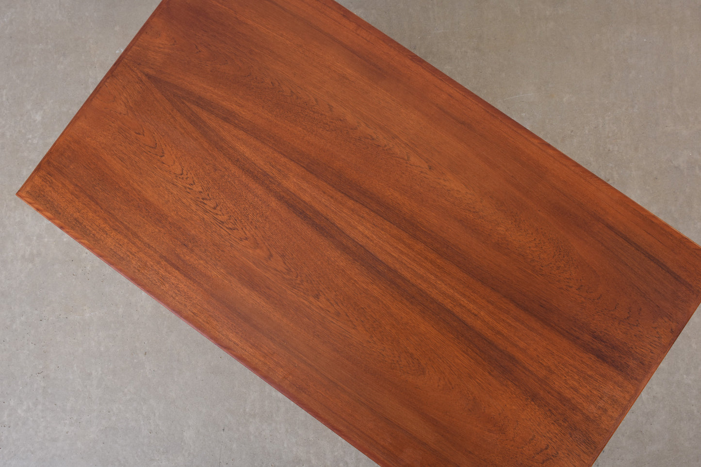 1960s single pedestal desk in teak