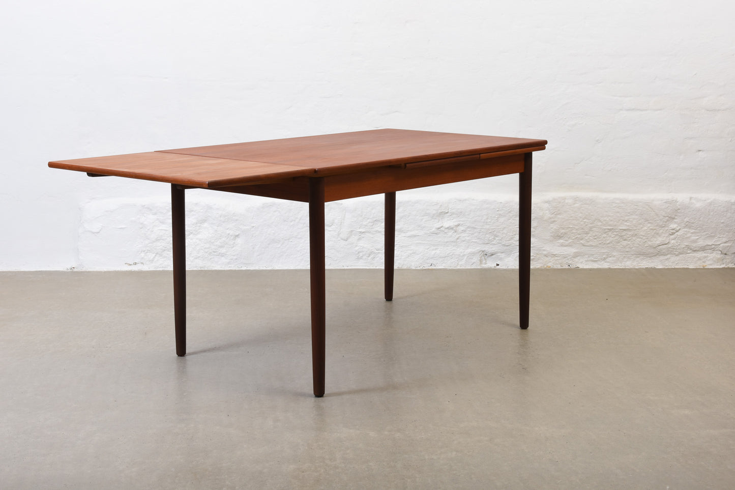 1960s extending dining table in teak