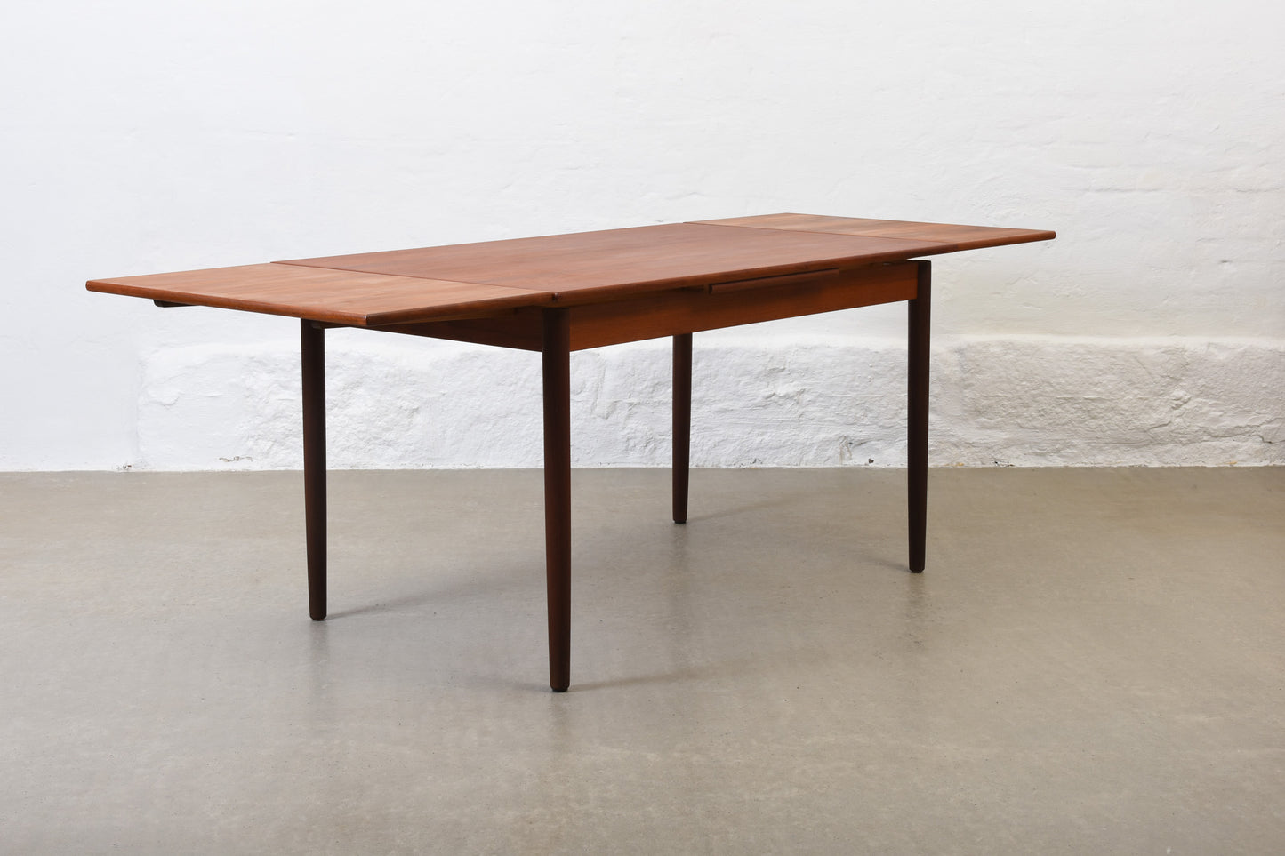 1960s extending dining table in teak