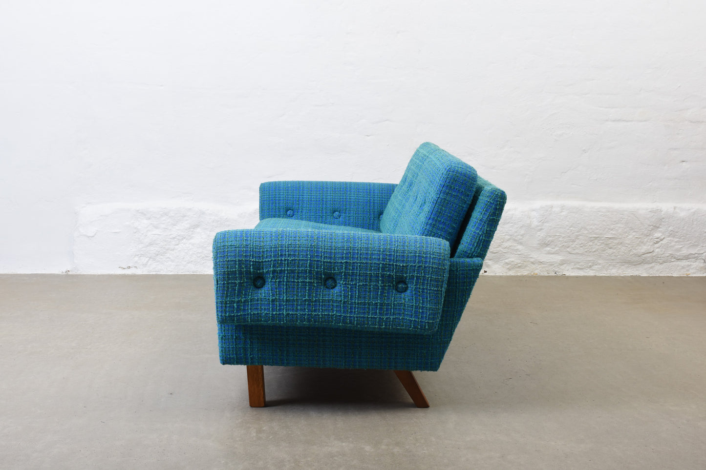 1960s Swedish two seater in wool