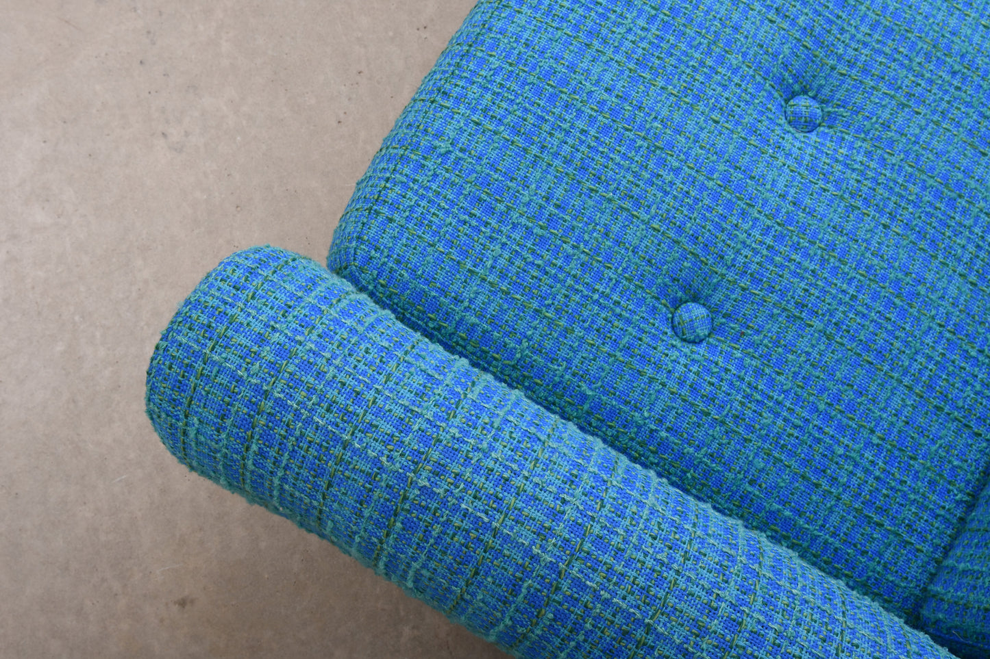 1960s Swedish two seater in wool