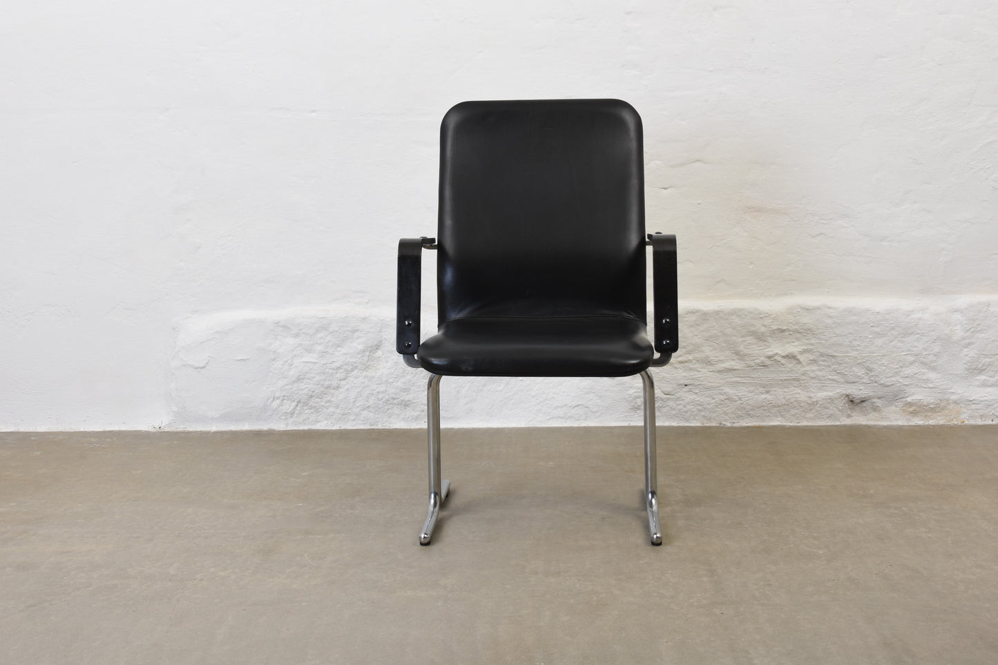 Two available: 1980s leather armchairs by Yrjö Kukkapuro