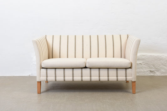 1980s Danish wool two seat sofa