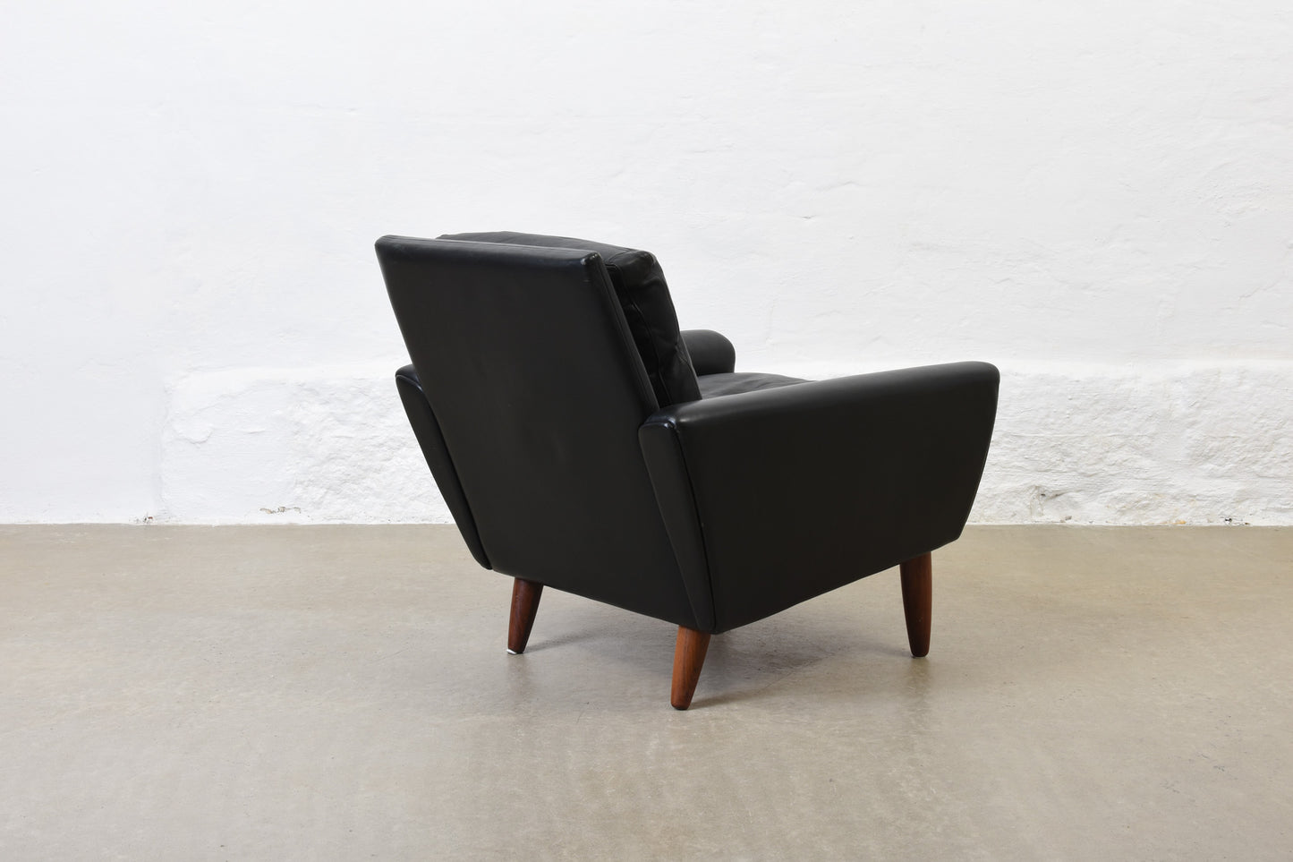 1960s leather lounger by G. Thams