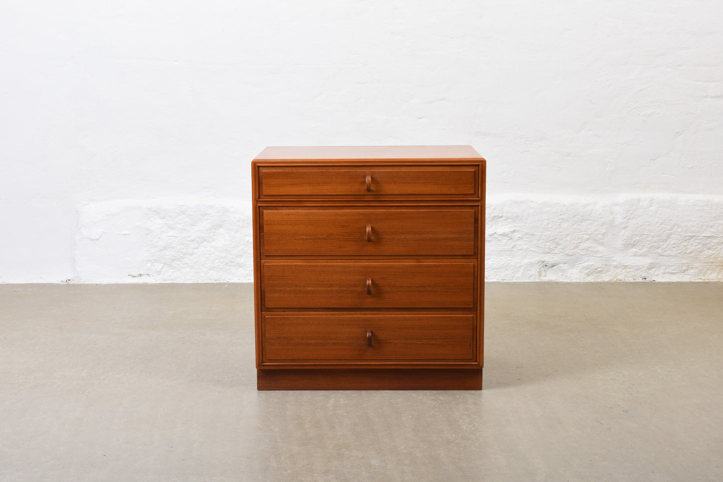 1960s low teak chest by Bertil Fridhagen