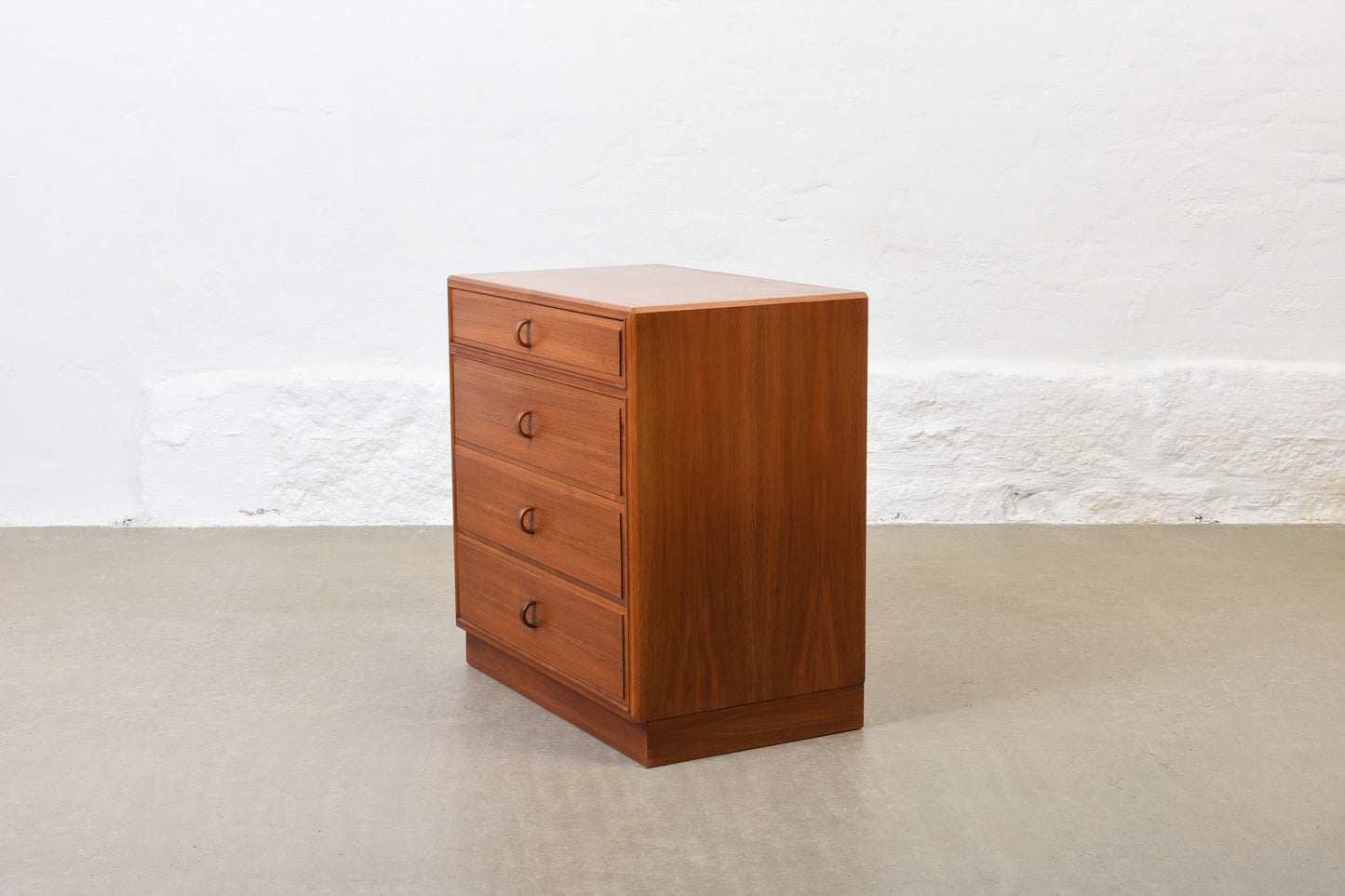 1960s low teak chest by Bertil Fridhagen