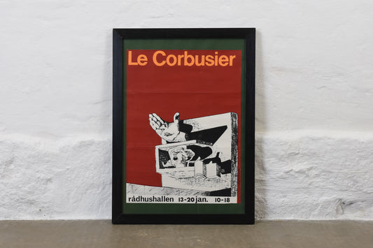 1960s Le Corbusier exhibition lithograph