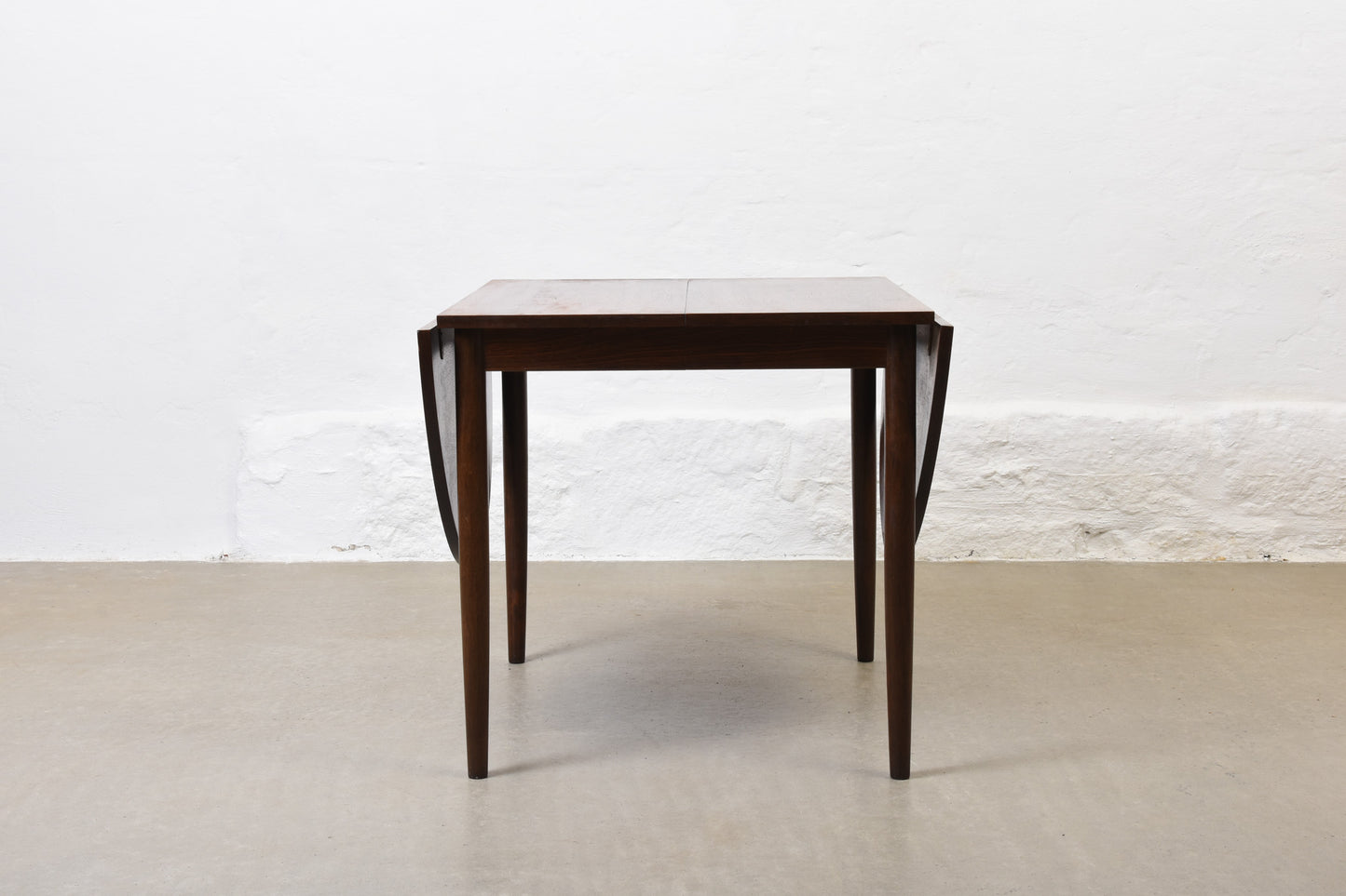 1960s drop leaf dining table in rosewood