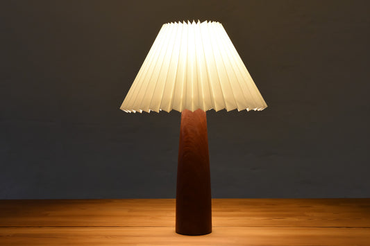 1960s teak table lamp with shade