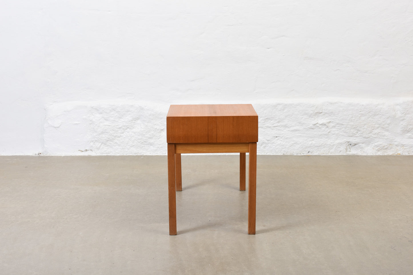 1960s teak telephone bench