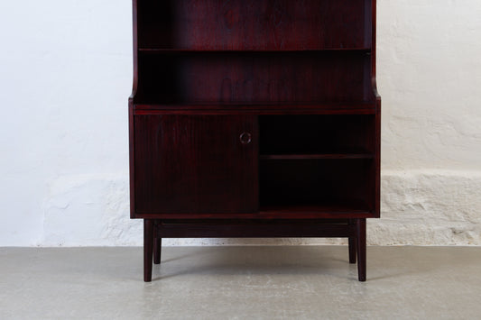 1960s stained oak bookcase by Johannes Sorth