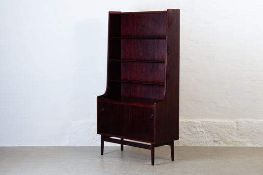 1960s stained oak bookcase by Johannes Sorth