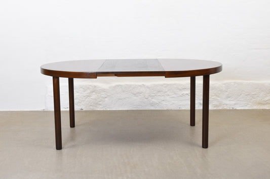 1960s stained oak dining table by Schou Andersen