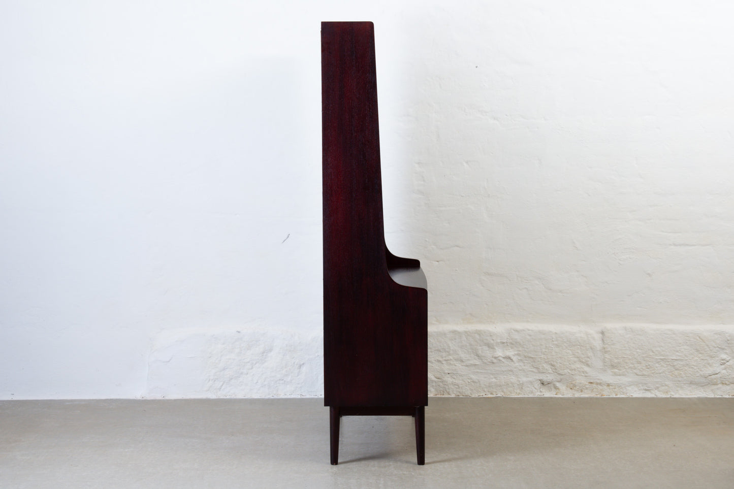 1960s stained oak bookcase by Johannes Sorth