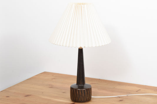 1960s ceramic table lamp by Palshus