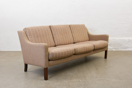 1980s Danish three seater in wool