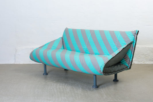 1980s striped two seater
