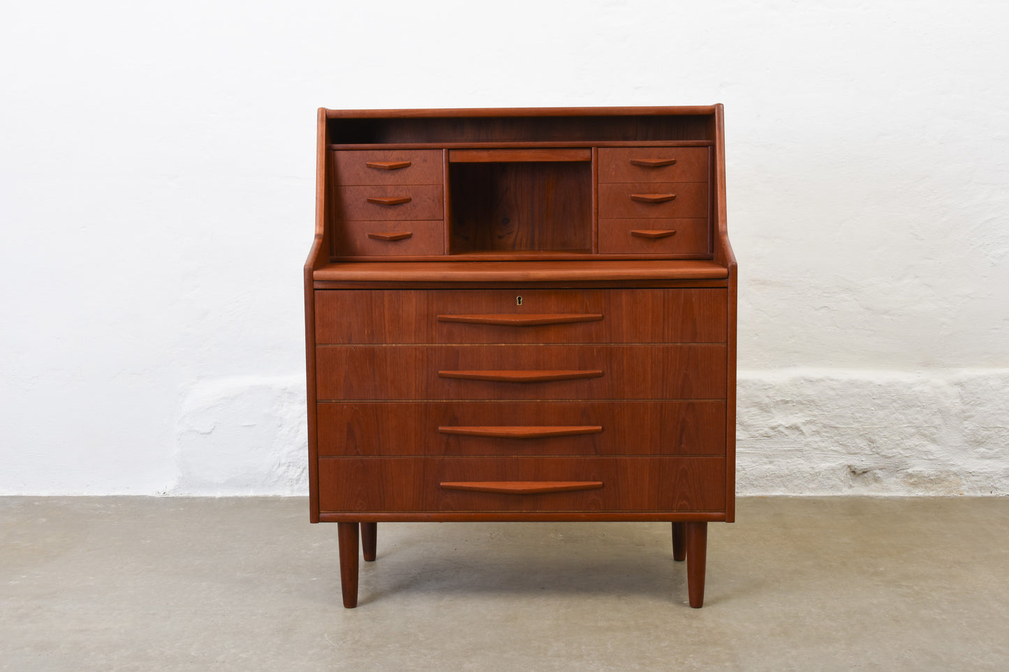 1960s Danish bureau in teak