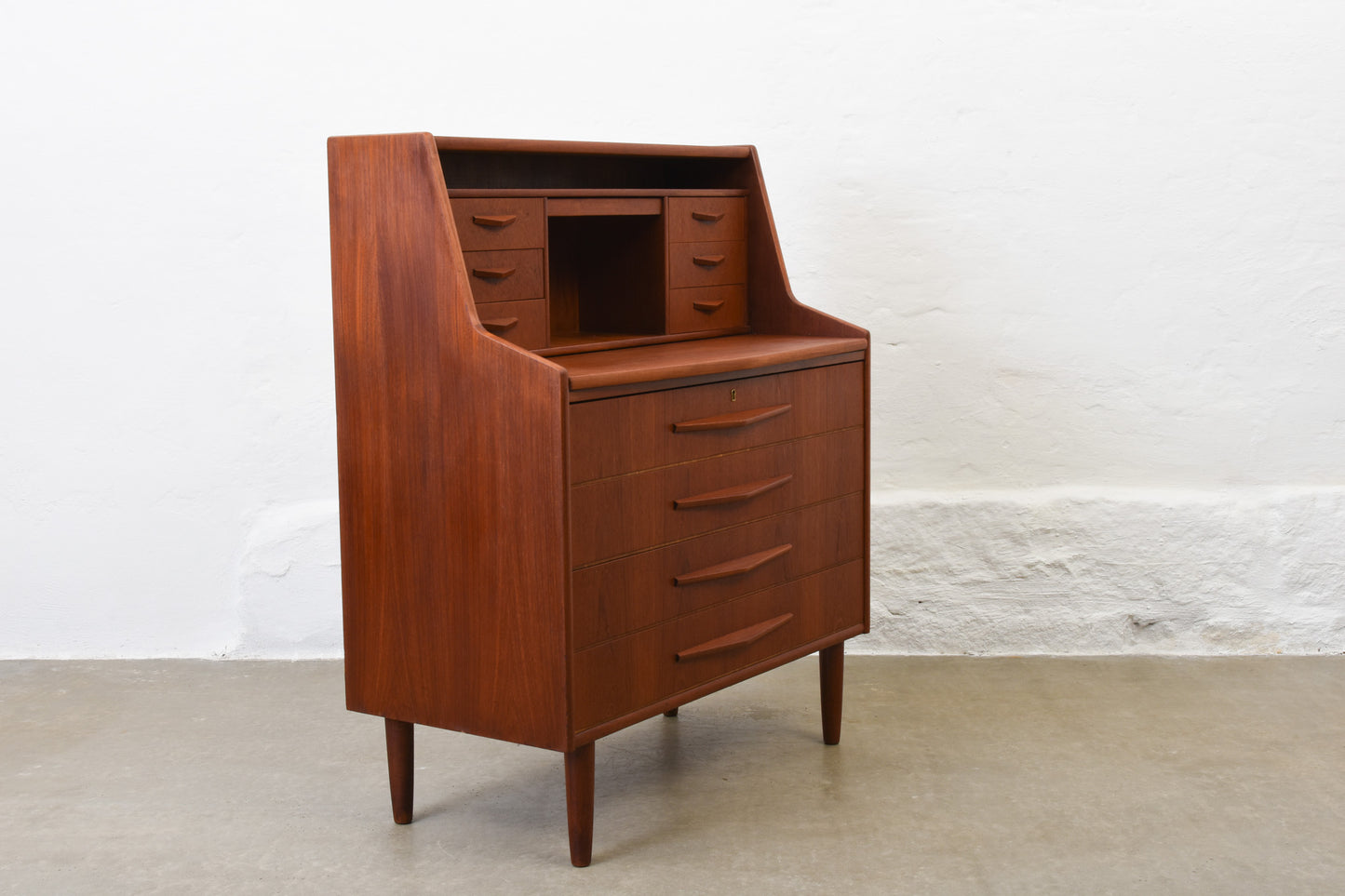 1960s Danish bureau in teak