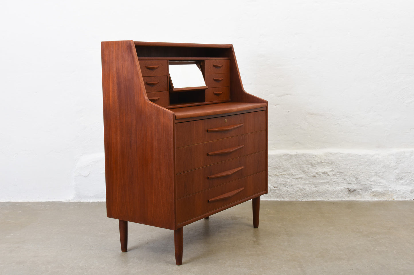 1960s Danish bureau in teak