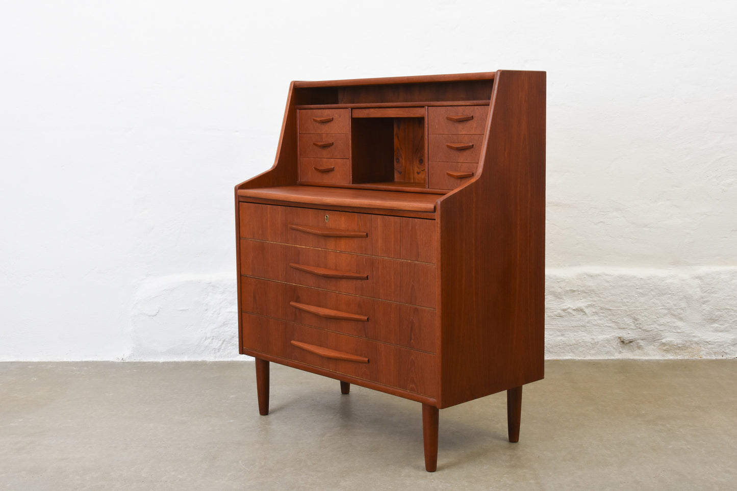 1960s Danish bureau in teak