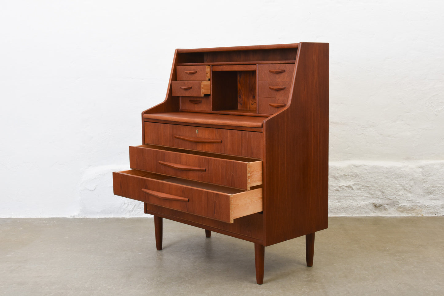 1960s Danish bureau in teak