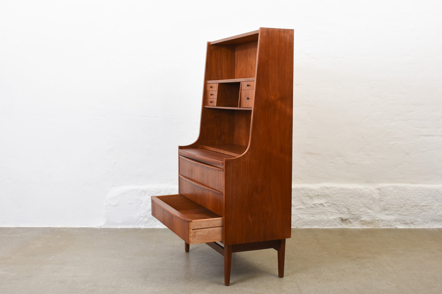 1960s teak secretary by Johannes Sorth