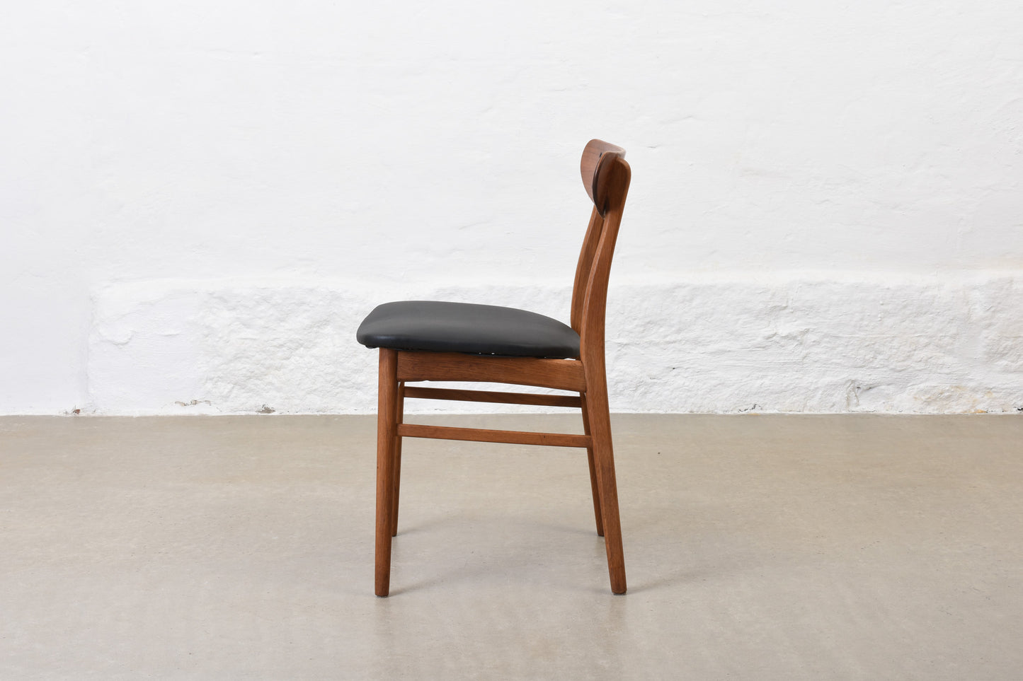 1960s teak + oak chair by Farstrup