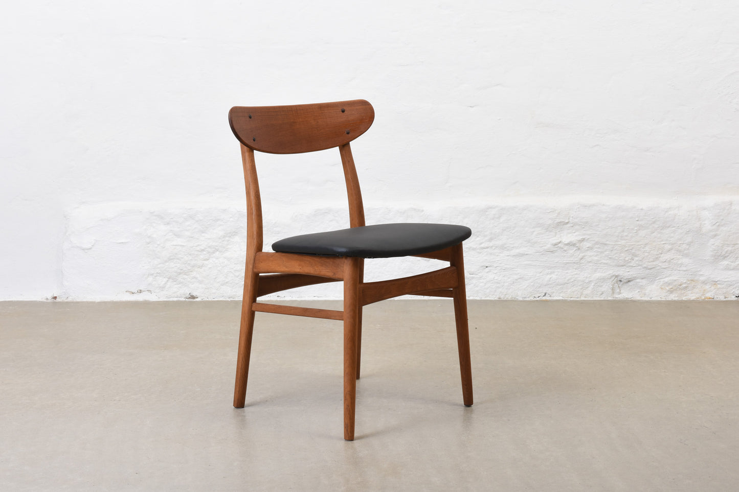 1960s teak + oak chair by Farstrup