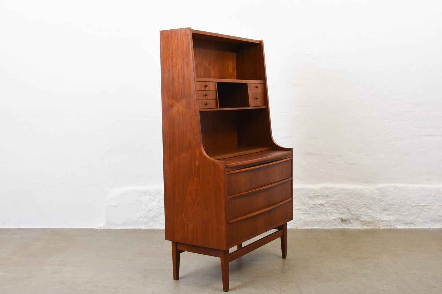 1960s teak secretary by Johannes Sorth