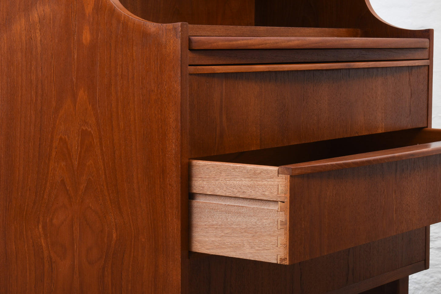 1960s teak secretary by Johannes Sorth