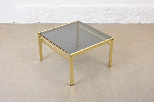 30% off: 1970s glass + brass coffee tables