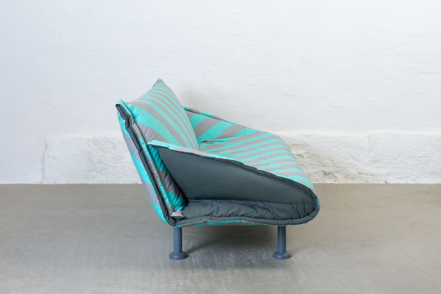 1980s striped two seater