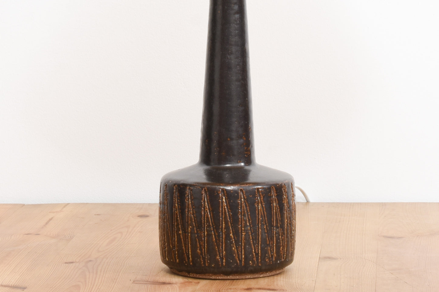1960s ceramic table lamp by Palshus