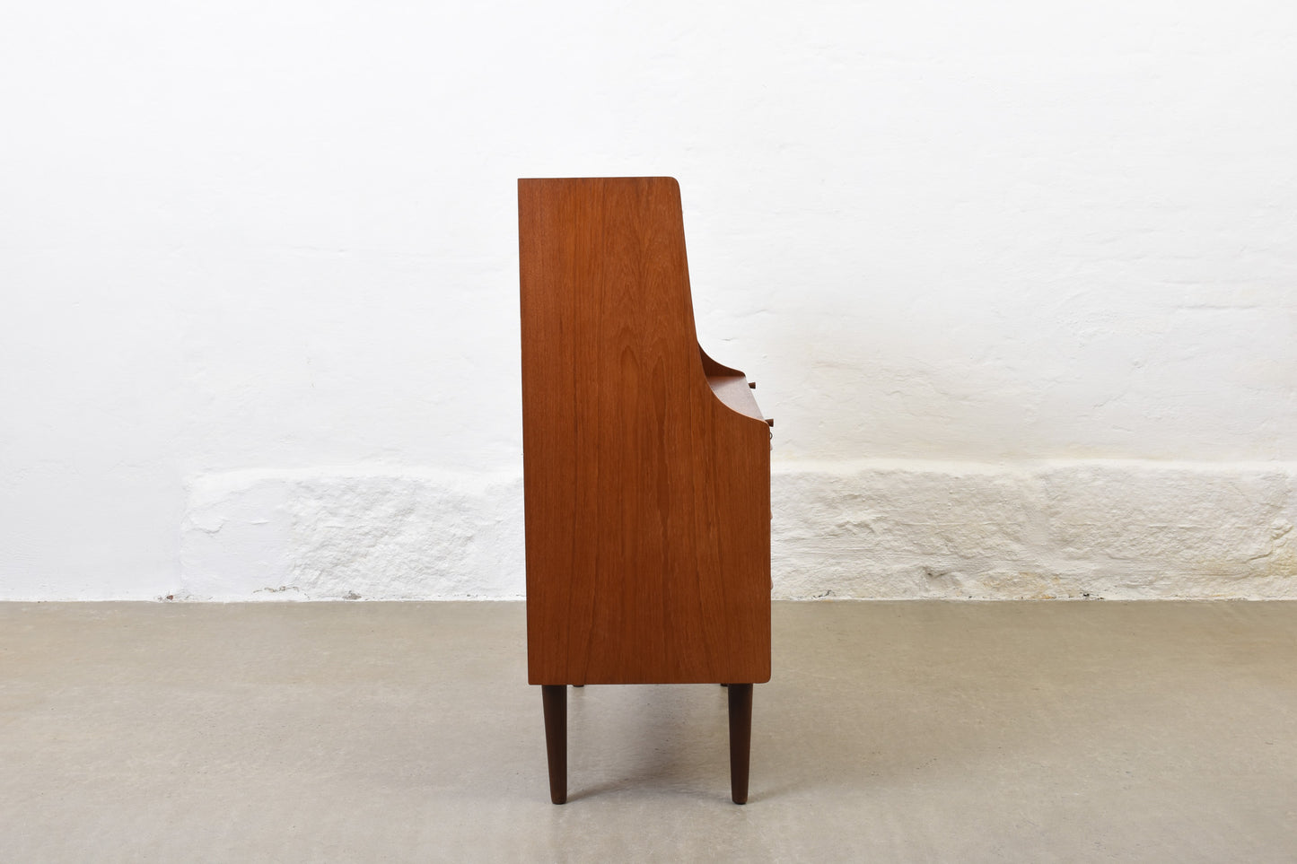 1960s teak bureau with hidden mirror