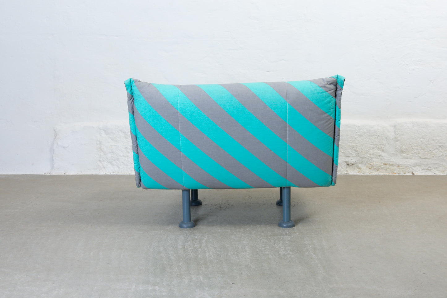 1980s striped lounger