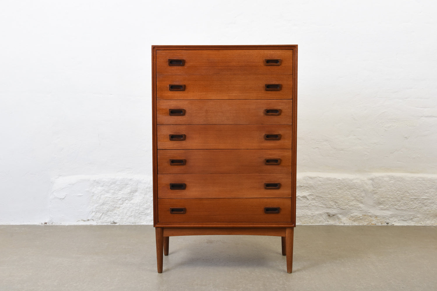 1960s chest of seven drawers in teak