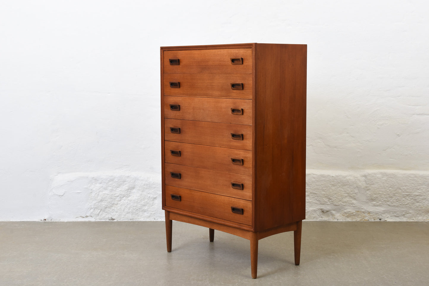 1960s chest of seven drawers in teak