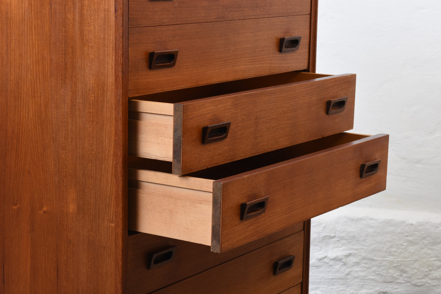 1960s chest of seven drawers in teak