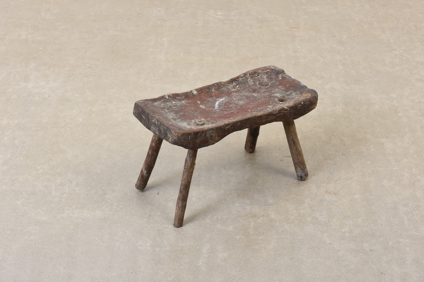 Selection of primitive milking stools no. 1