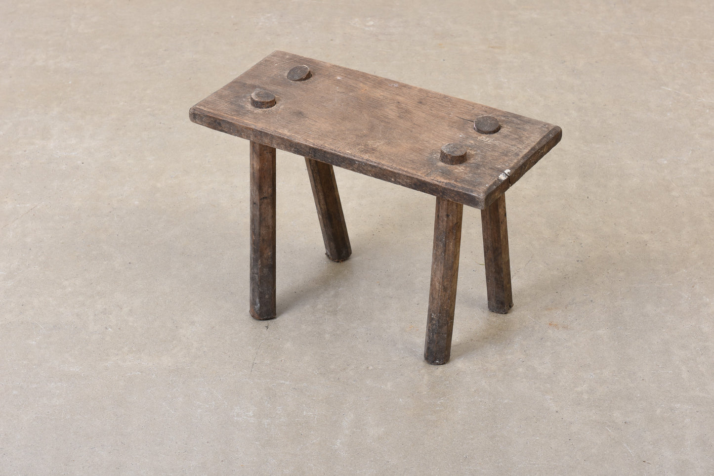 Selection of primitive milking stools no. 1