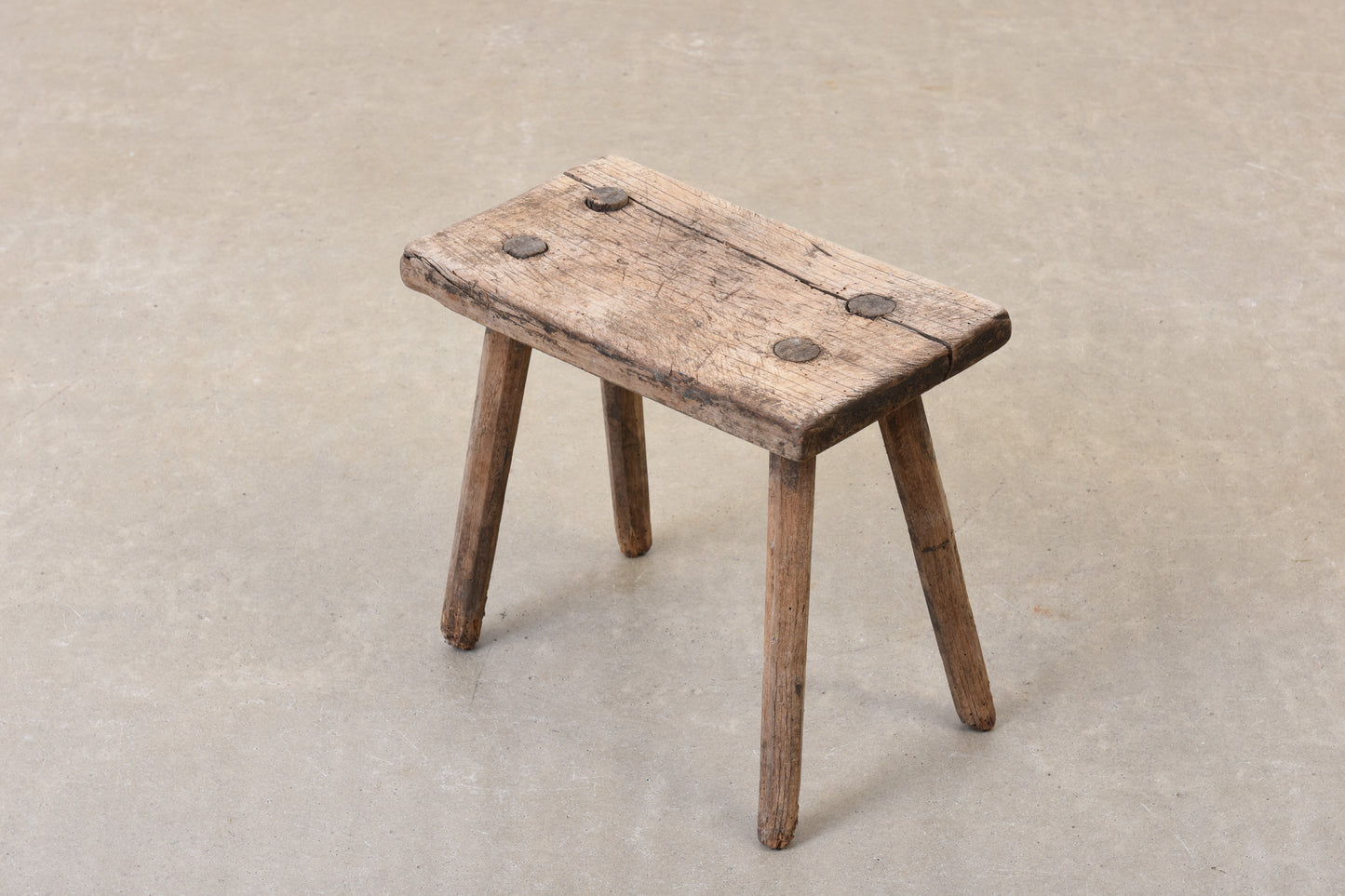 Selection of primitive milking stools no. 1