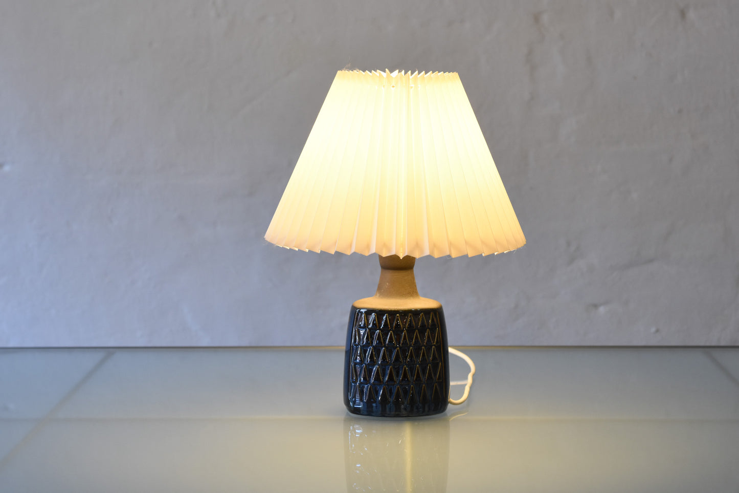 1960s ceramic table lamp by Søholm
