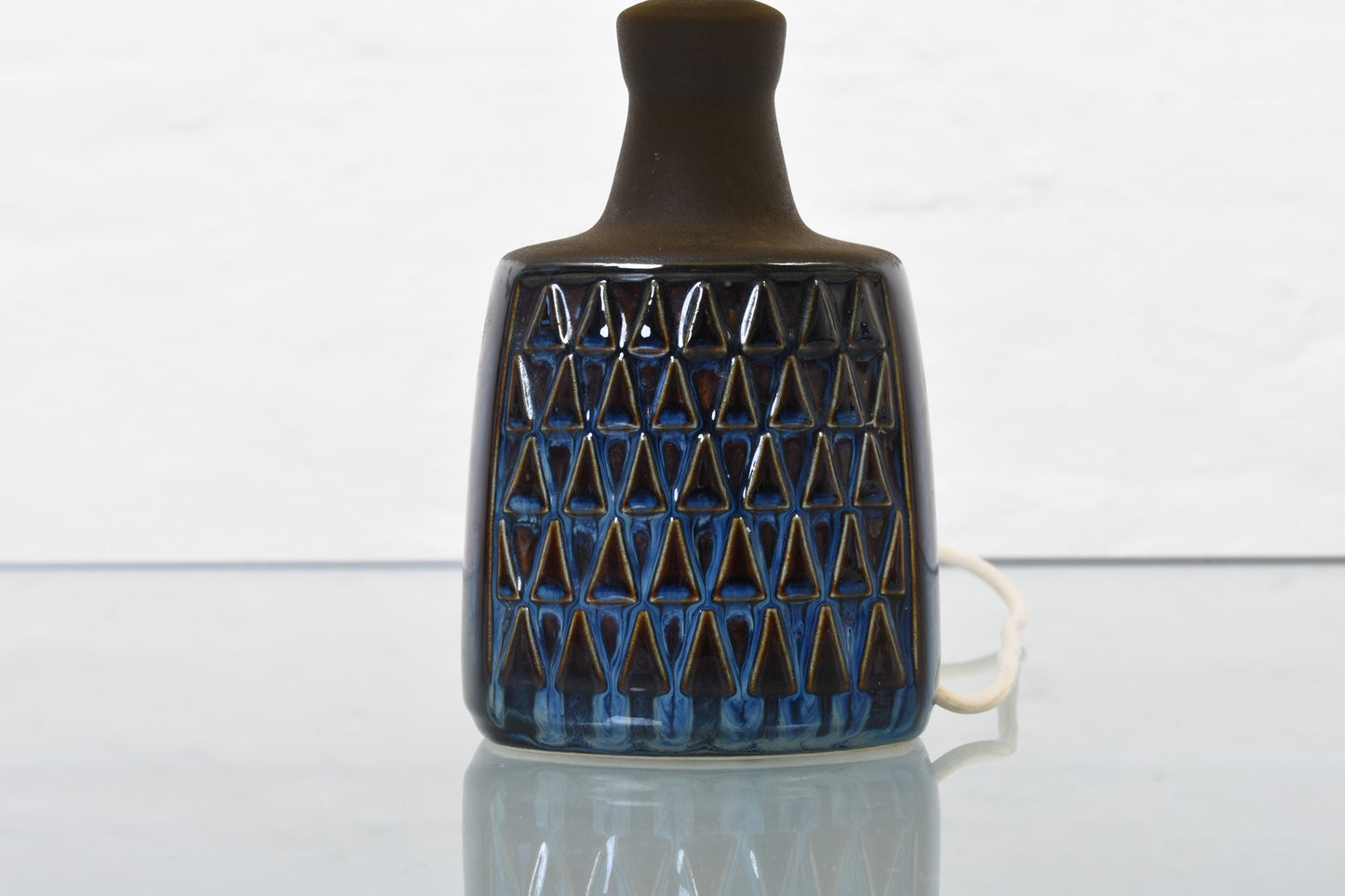 1960s ceramic table lamp by Søholm