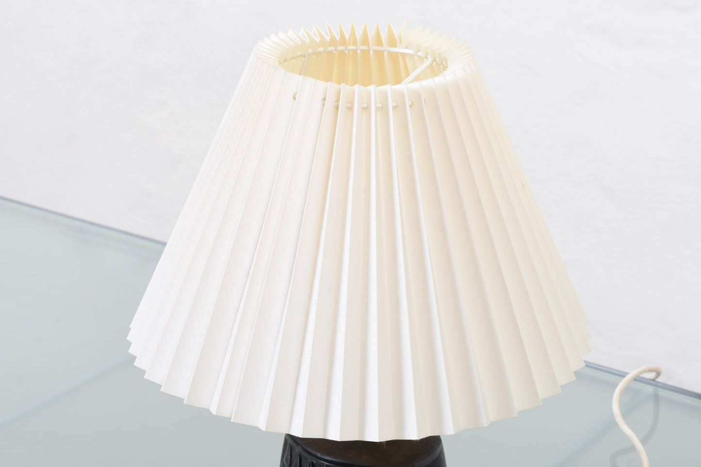 1960s ceramic table lamp by Søholm