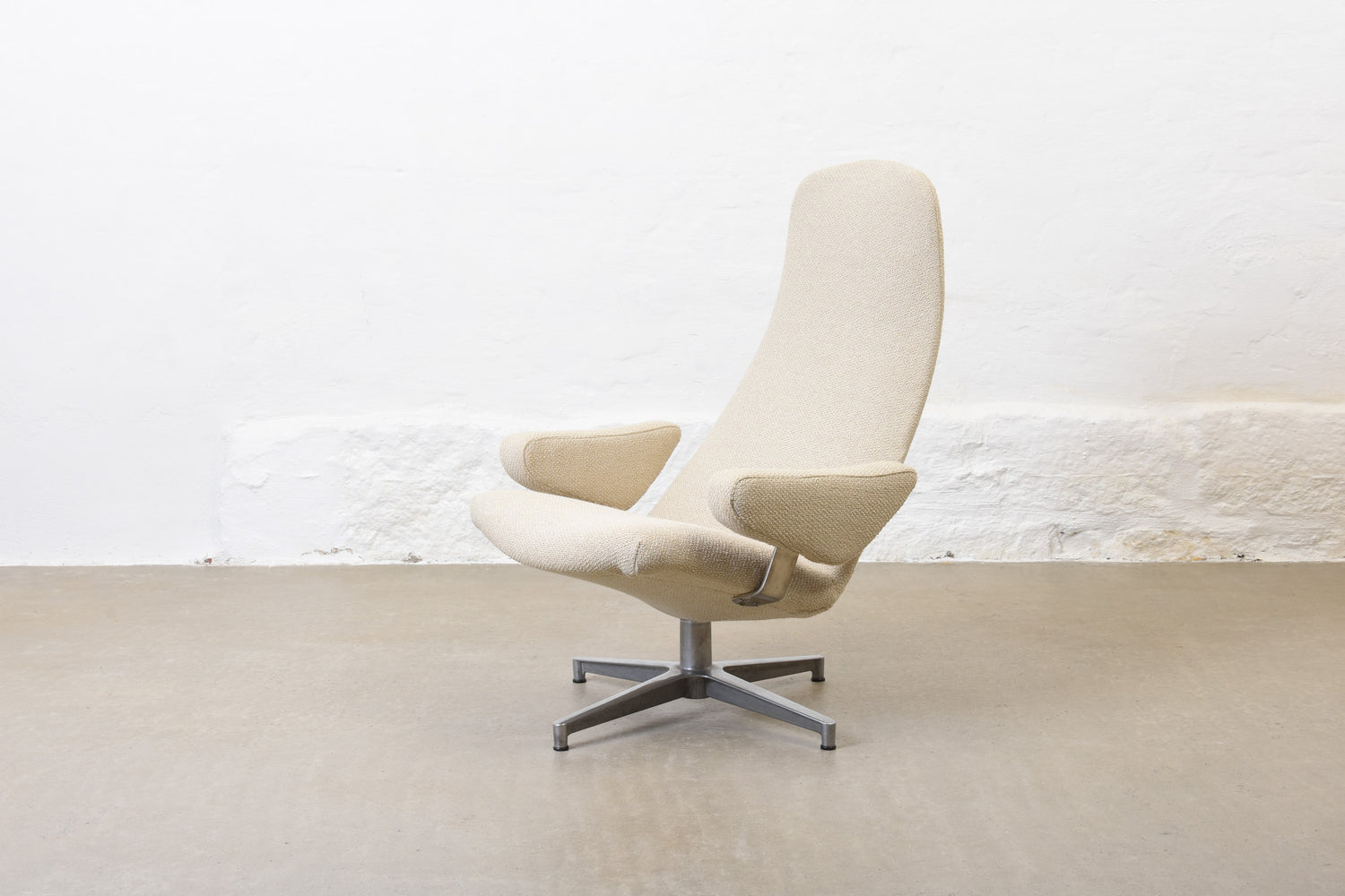 Two available: 1960s 'Contourette Roto' lounge chairs by Alf Svensson