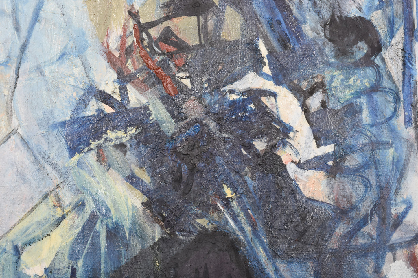 Oil painting by Jørgen Brynjolf - 1962