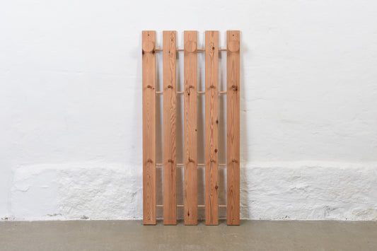 1970s pine coat rack